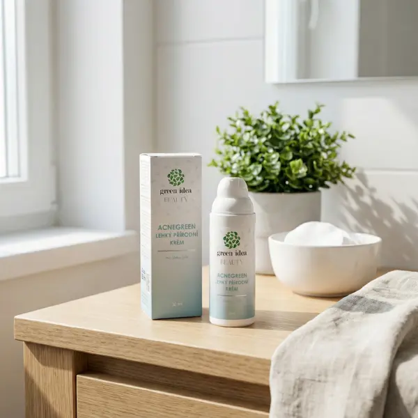 Green idea Acnegreen - lehký přírodní krém 50 ml