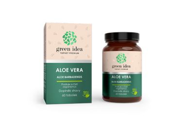 Green idea Aloe vera bylinný extrakt - tobolky 60 ks