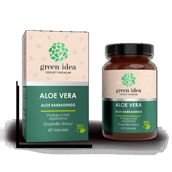 Green idea Aloe vera bylinný extrakt - tobolky 60 ks