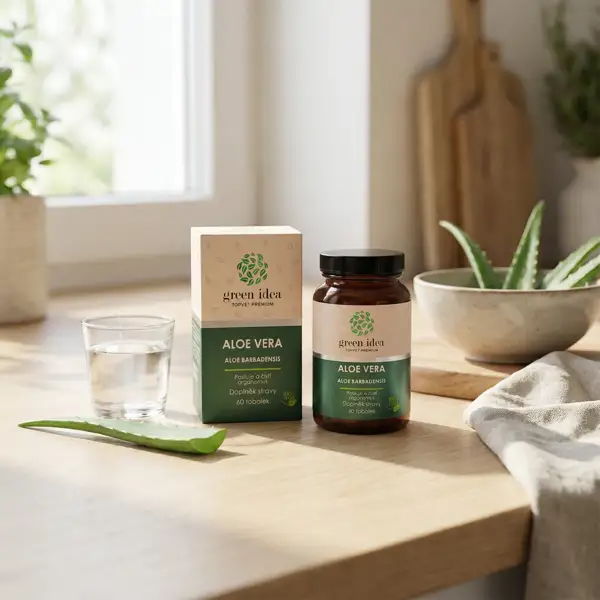 Green idea Aloe vera bylinný extrakt - tobolky 60 ks