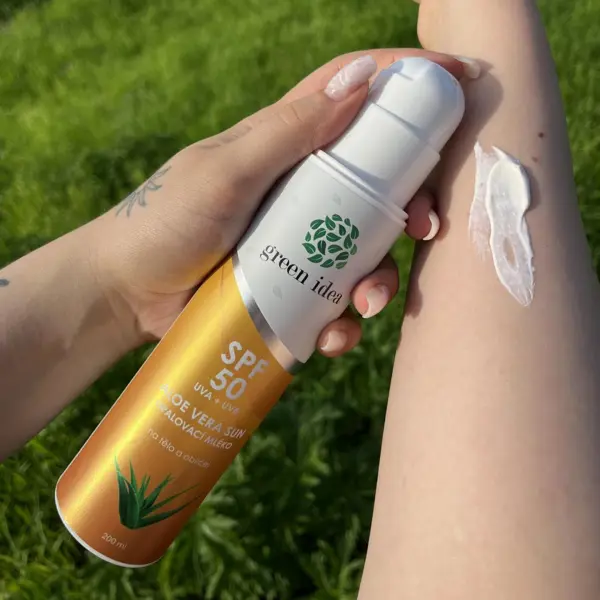 Green idea Aloe vera sun - mléko po opalování 200 ml