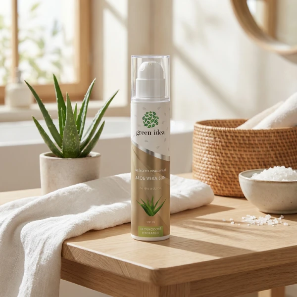 Green idea Aloe vera sun - mléko po opalování 200 ml