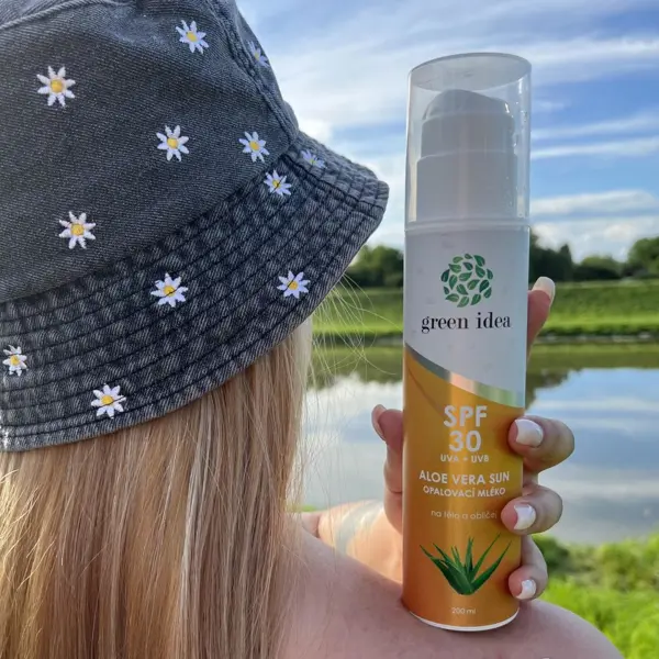 Green idea Aloe vera sun - opalovací mléko SPF 30 200 ml
