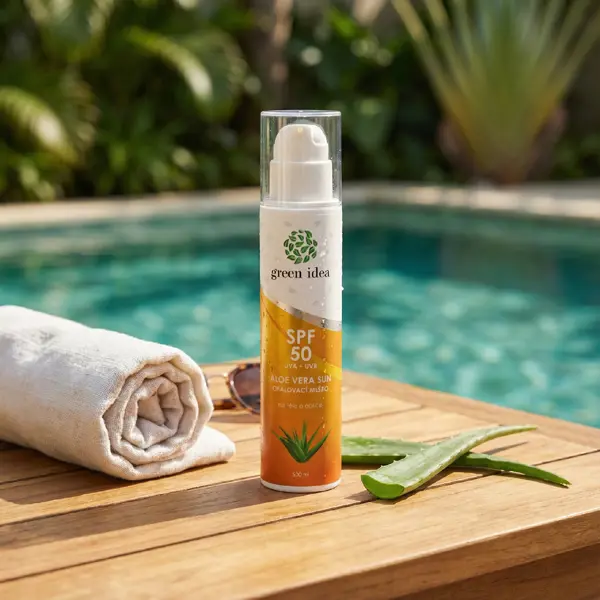 Green idea Aloe vera sun - opalovací mléko SPF 50 200 ml