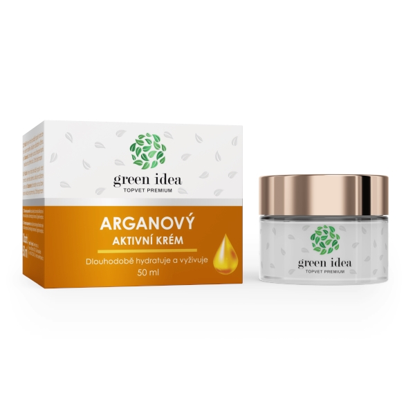 Green idea Arganový aktivní krém 50 ml
