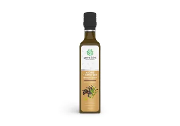 Green idea Arónie+černý bez sirup - třtinový 250 ml