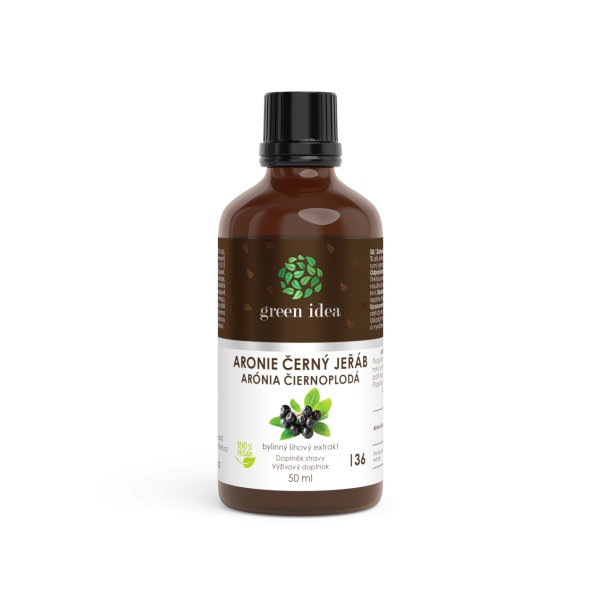 Green idea Aronie - černý jeřáb tinktura - kapky 50 ml