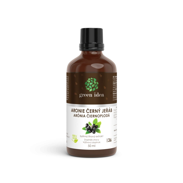Green idea Aronie - černý jeřáb tinktura - kapky 50 ml