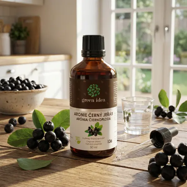 Green idea Aronie - černý jeřáb tinktura - kapky 50 ml