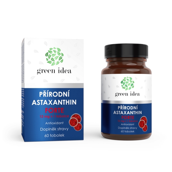 Green idea Astaxanthin forte 12 mg - tobolky 60 ks