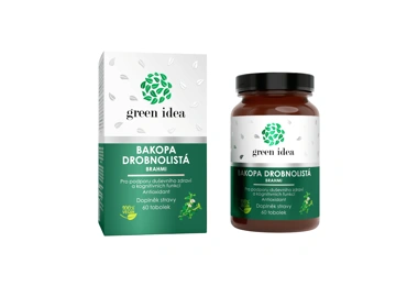 Green idea Bakopa drobnolistá - Brahmi - tobolky 60 ks