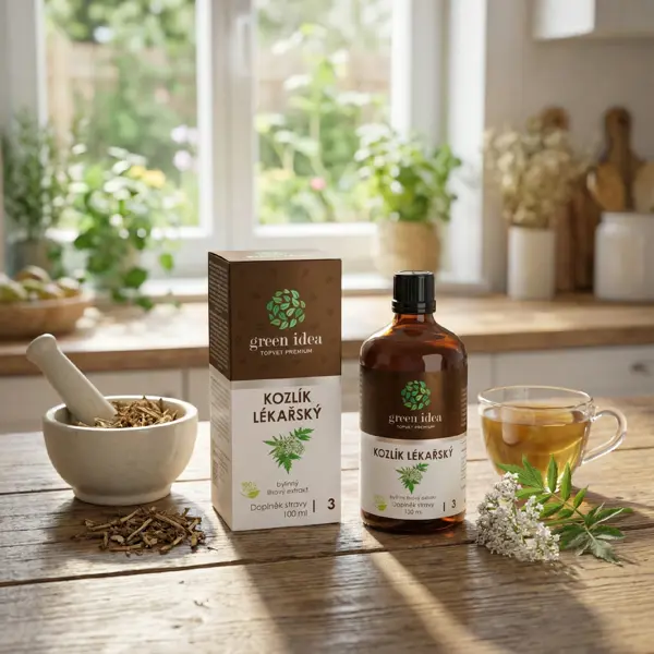 Green idea Baldriánské kapky - Kozlík Lékařský 100 ml