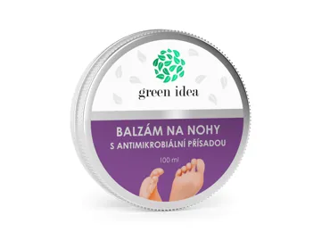 Green idea Balzám na nohy s antimikrobiální přísadou 100 ml
