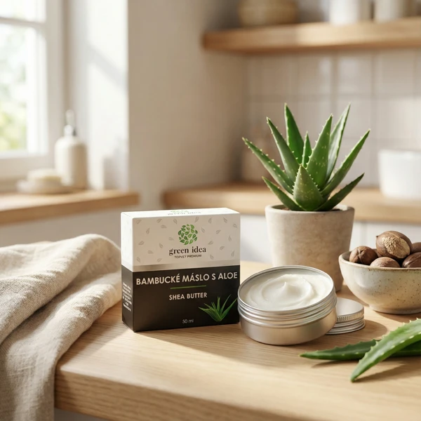 Green idea Bambucké máslo s aloe 50 ml