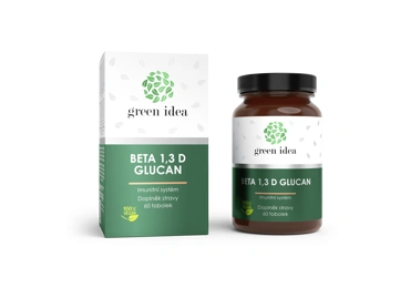 Green idea Beta 1;3 D Glucan - tobolky 60 ks