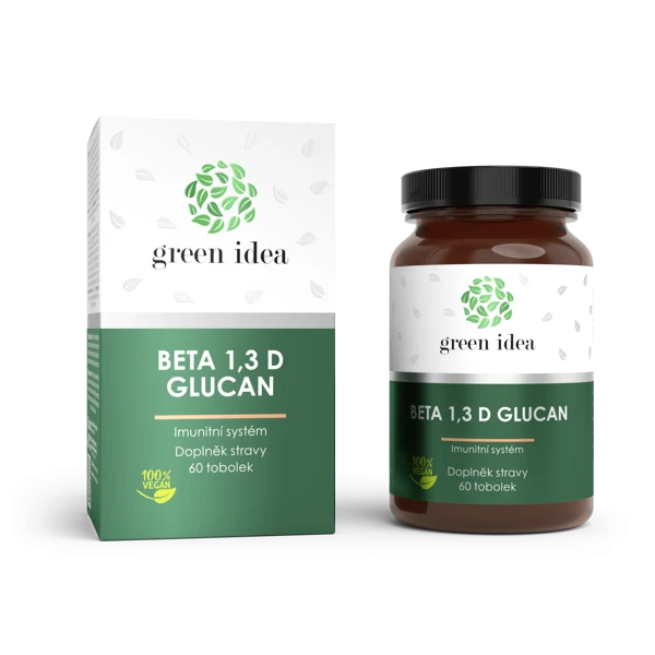 Green idea Beta 1;3 D Glucan - tobolky 60 ks