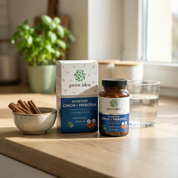 Green idea Bioaktivní chrom+prebiotika - tobolky 60 ks