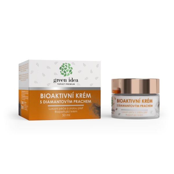 Green idea Bioaktivní krém s diamantovým prachem 50 ml