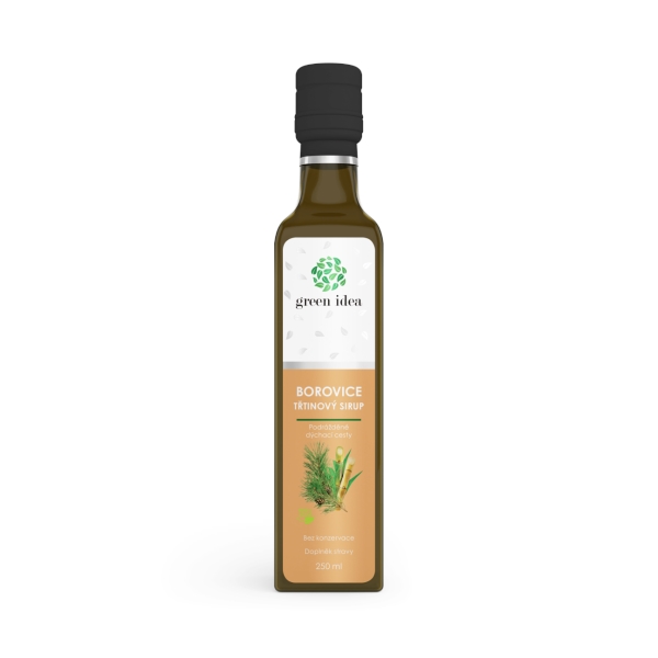 Green idea Borovicový sirup - třtinový 250 ml