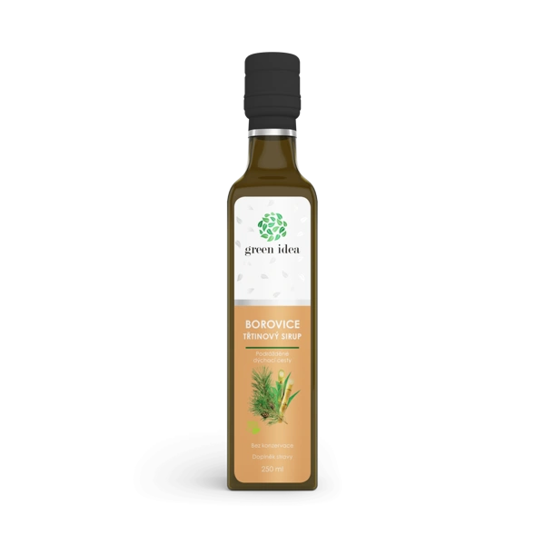 Green idea Borovicový sirup - třtinový 250 ml