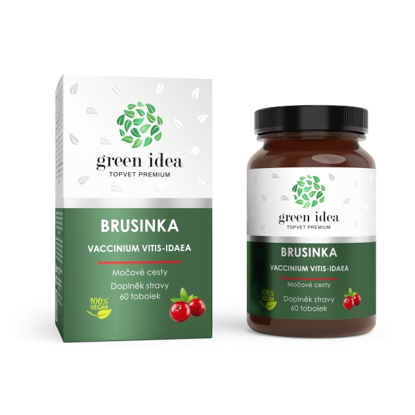 Green idea Brusinka bylinný extrakt - tobolky 60 ks