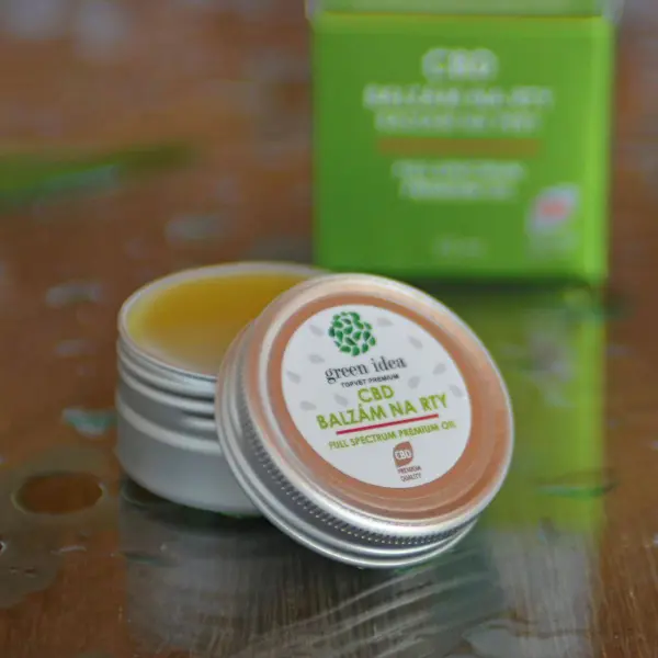 Green idea CBD balzám na rty 15 ml