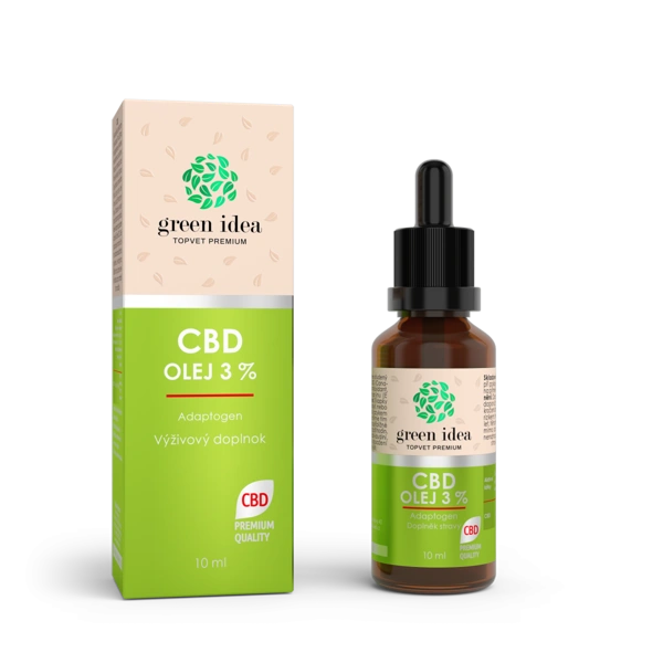 Green idea CBD olej 3 % 10 ml