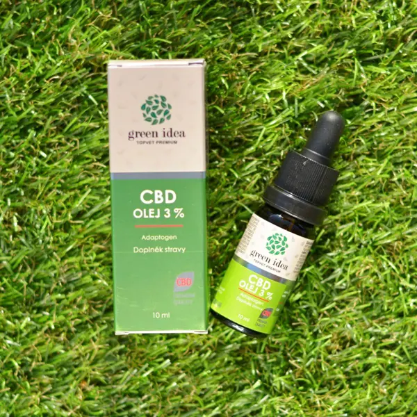 Green idea CBD olej 3 % 10 ml