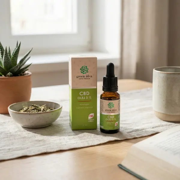 Green idea CBD olej 3 % 10 ml