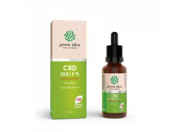 Green idea CBD olej 5 % 10 ml
