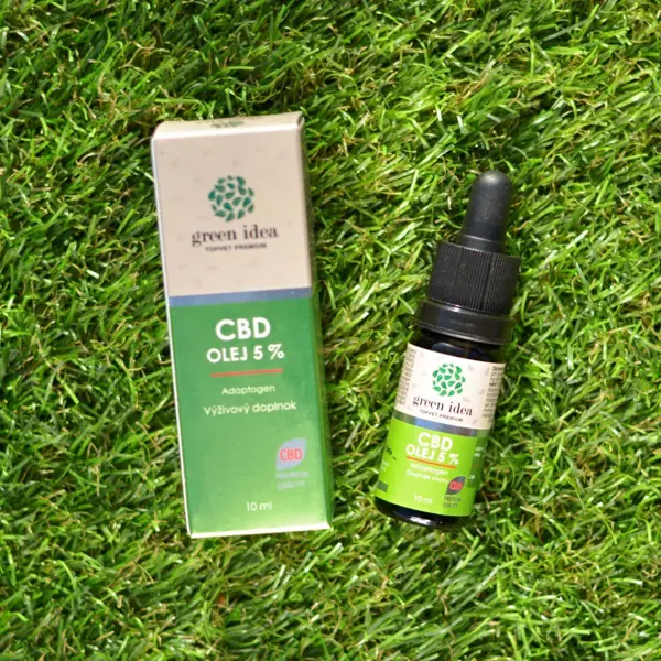 Green idea CBD olej 5 % 10 ml
