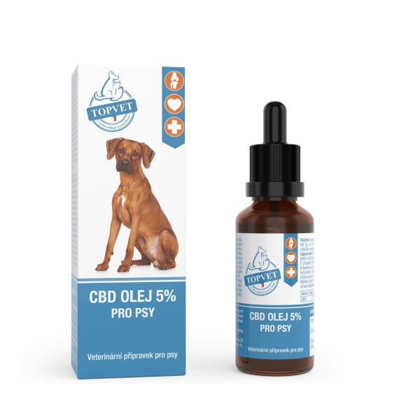 Green idea CBD olej 5% pro psy 10 ml