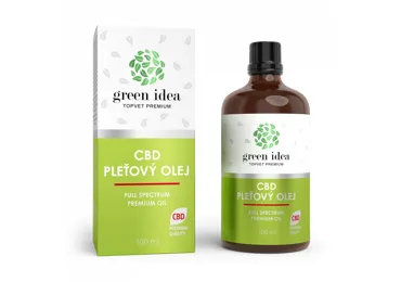 Green idea CBD pleťový olej 100 ml