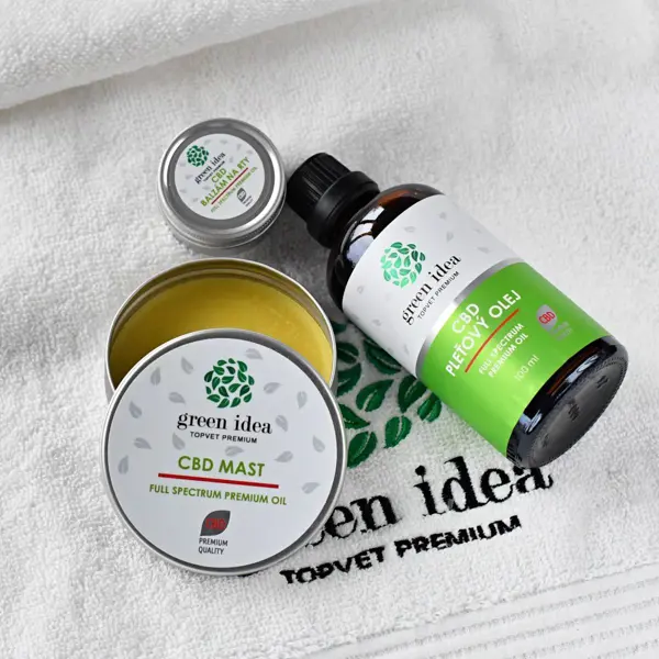 Green idea CBD pleťový olej 100 ml