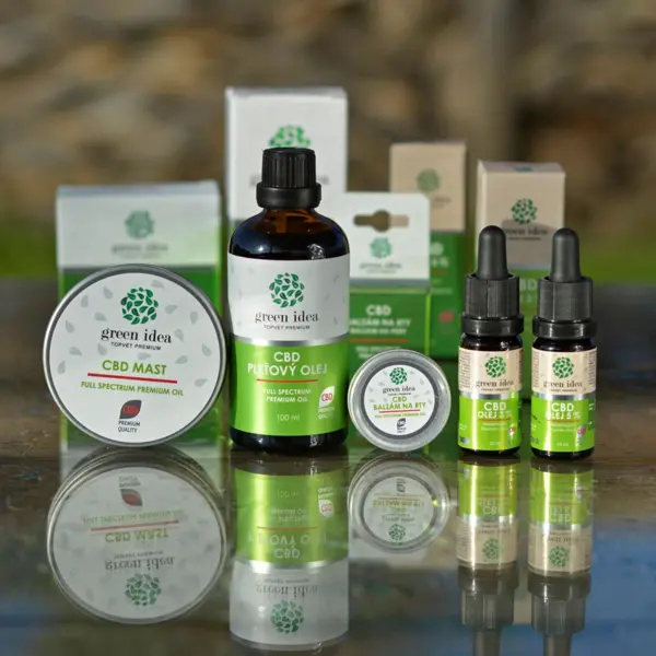 Green idea CBD pleťový olej 100 ml