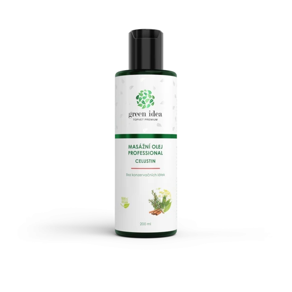 Green idea Celustin - masážní olej 200 ml