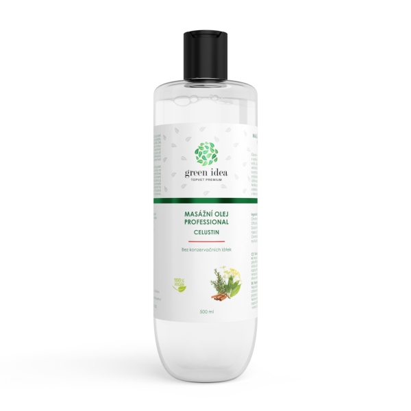 Green idea Celustin - masážní olej 500 ml