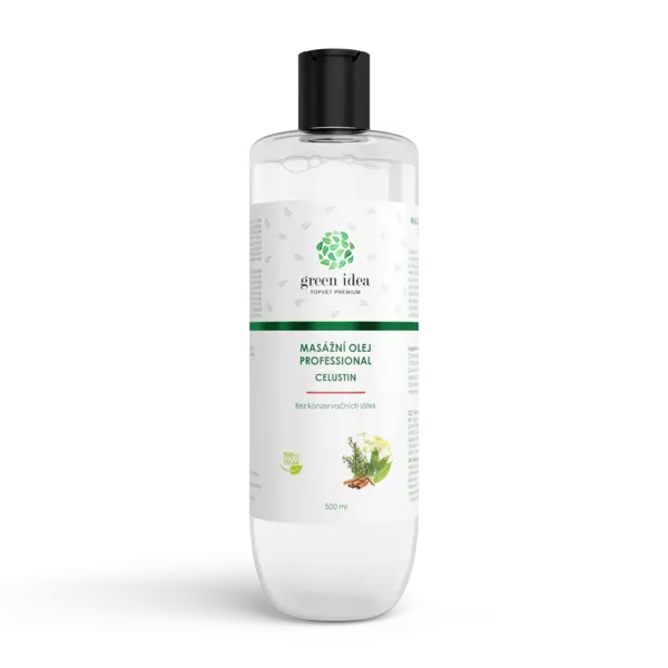Green idea Celustin - masážní olej 500 ml