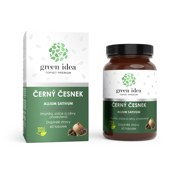 Green idea Černý česnek - tobolky 60 ks