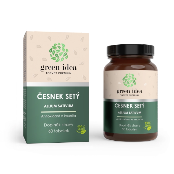 Green idea Česnek bylinný extrakt - tobolky 60 ks