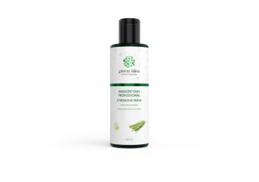 Green idea Citronová tráva masážní olej 200 ml