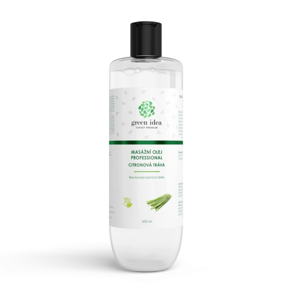 Green idea Citronová tráva masážní olej