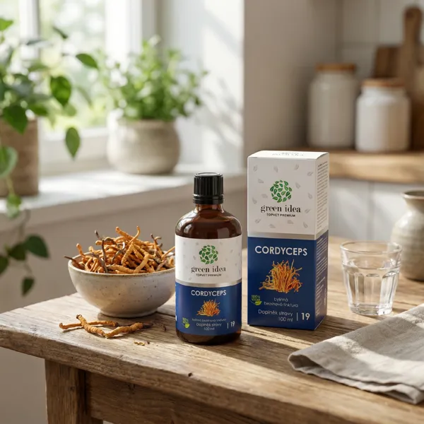 Green idea Cordyceps - bezlihová tinktura 100 ml