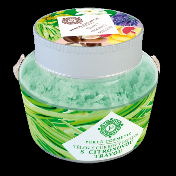Green idea Cukrový peeling s citronovou trávou 200 g