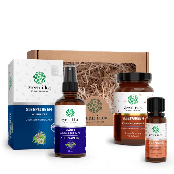 Green idea Dárková sada - Pro lepší spánek NOVÁ 1 ks