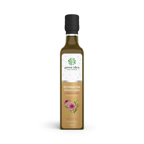 Green idea Echinacea sirup - třtinový 250 ml