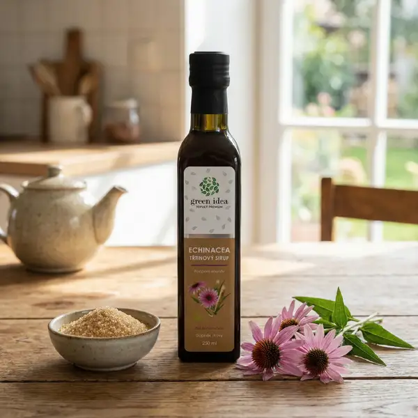 Green idea Echinacea sirup - třtinový 250 ml
