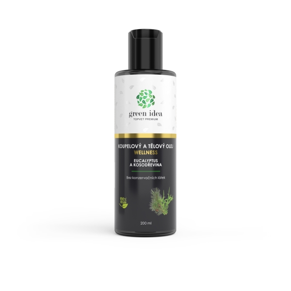 Green idea Eucalypt a kosodřevina - koupelový a tělový olej 200 ml