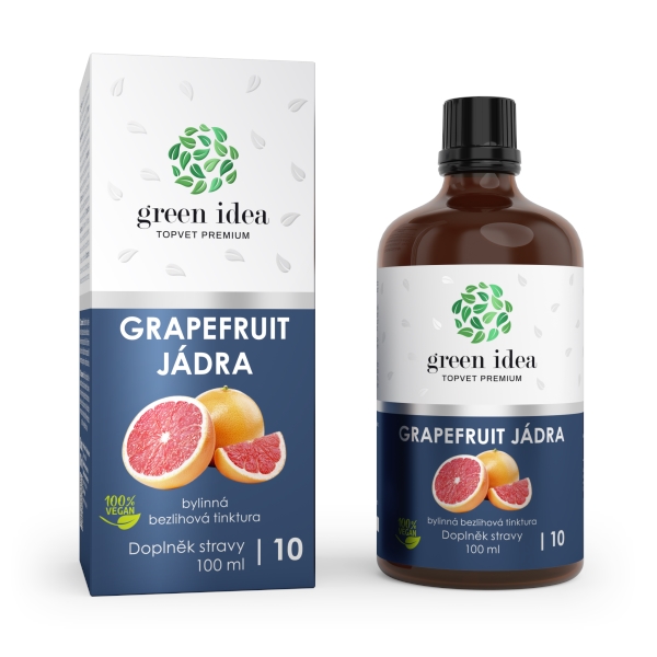 Green idea Grapefruit jádra - bezlihová tinktura 100 ml