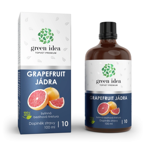 Green idea Grapefruit jádra - bezlihová tinktura 100 ml